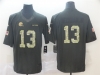 Cleveland Browns #13 Odell Beckham Jr. Anthracite Salute to Service Jersey